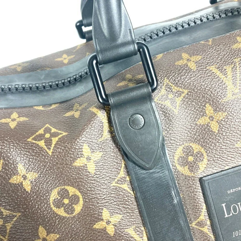 LOUIS VUITTON Authentic Black Monogram Canvas Boston Bag - Picture 9 of 16